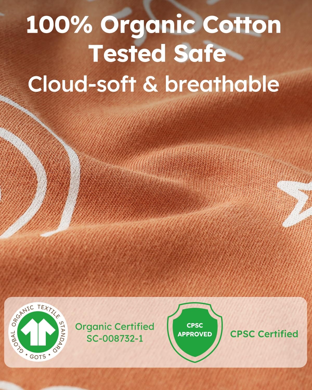 image:imageYoofoss Baby Sleep Sack 03 Months 100 Cotton Long Sleeve 2 Pack 05 Tog05 Togbrown